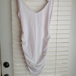 Backless Sexy White Mini Dress